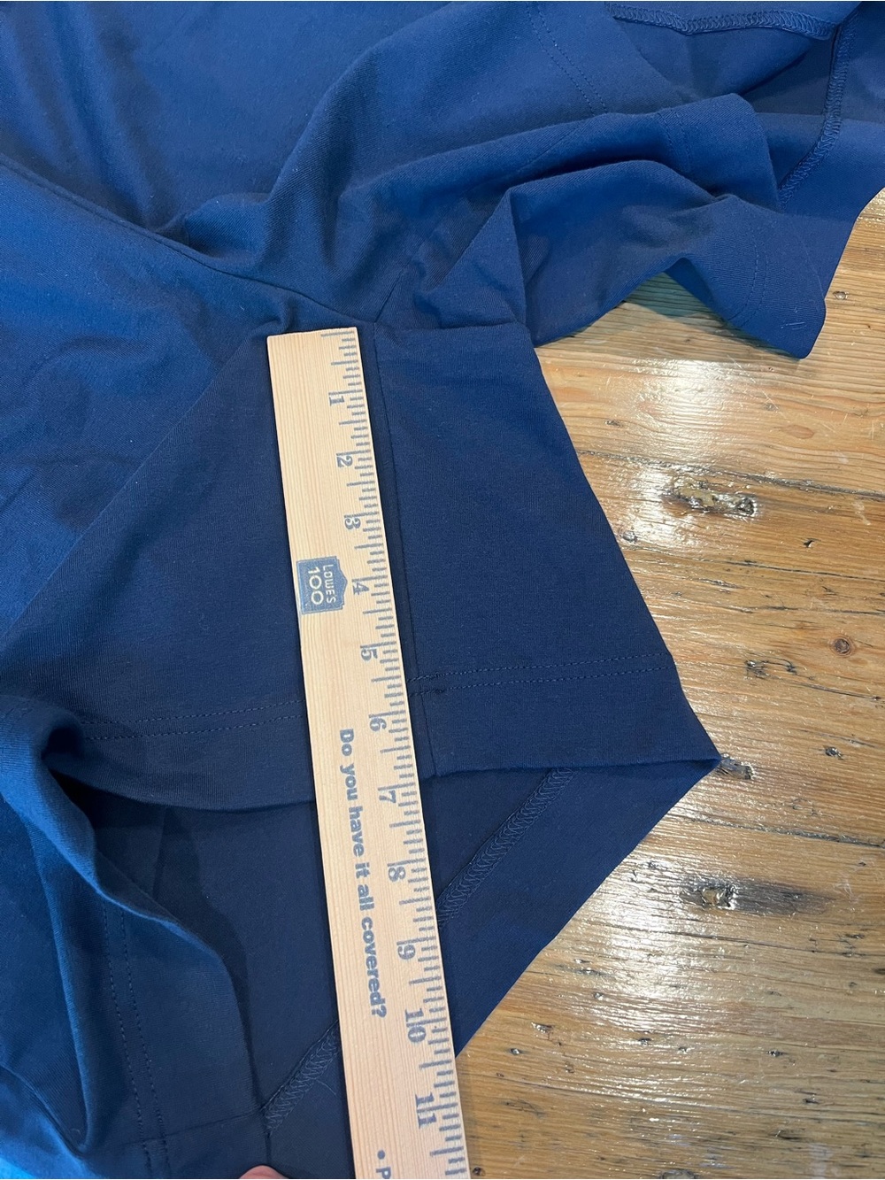 NWOT Style & Co. Classic Navy Blue Pull-On Bermudas with Drawstring and Pockets - Picture 8 of 9